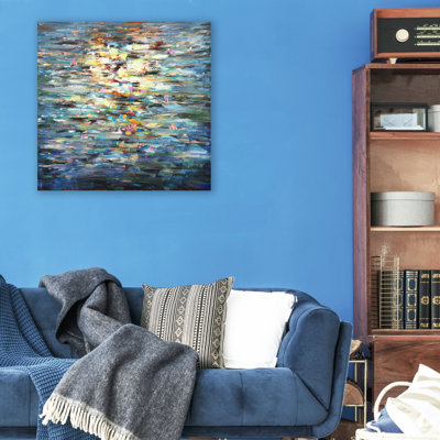 " Abstract Water Lily " Painting Print