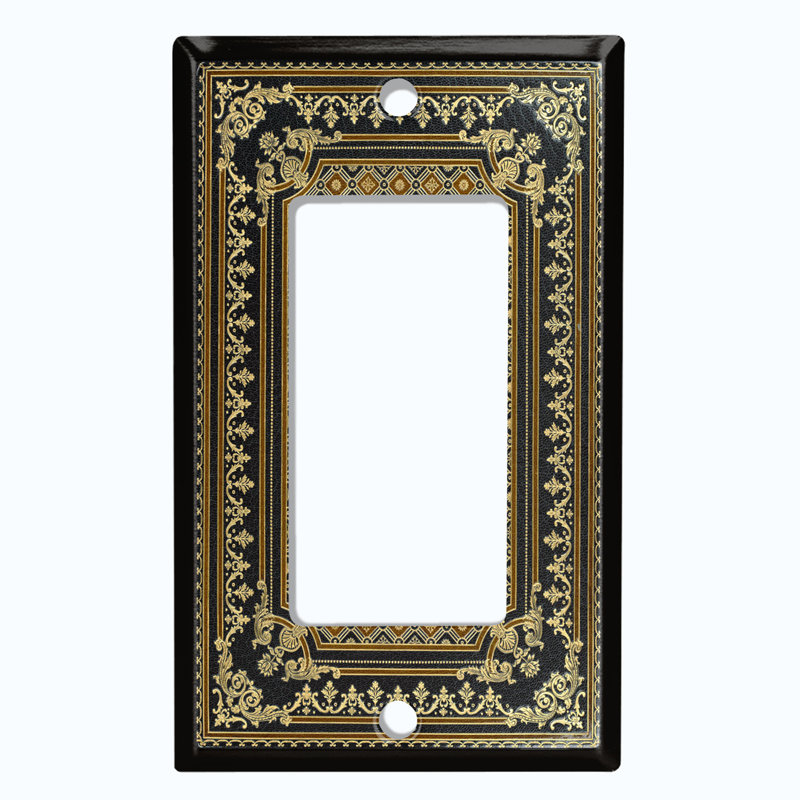 Patterned 1 - Gang Rocker Standard Wall Plate