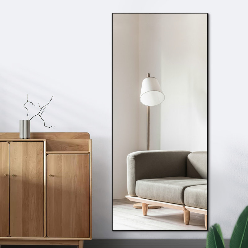 Miroir de salle de bain mural Talma, H 71 po x l 28 po, Noir