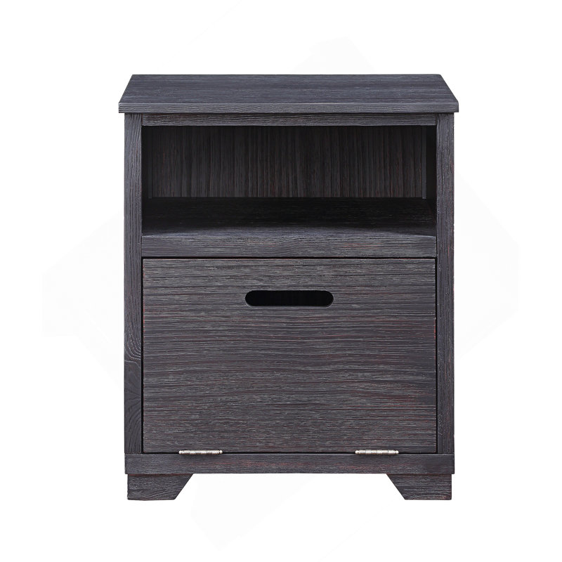 Table de bout au fini noir antique