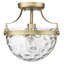 Cannava Glass Semi Flush Mount-2092944506