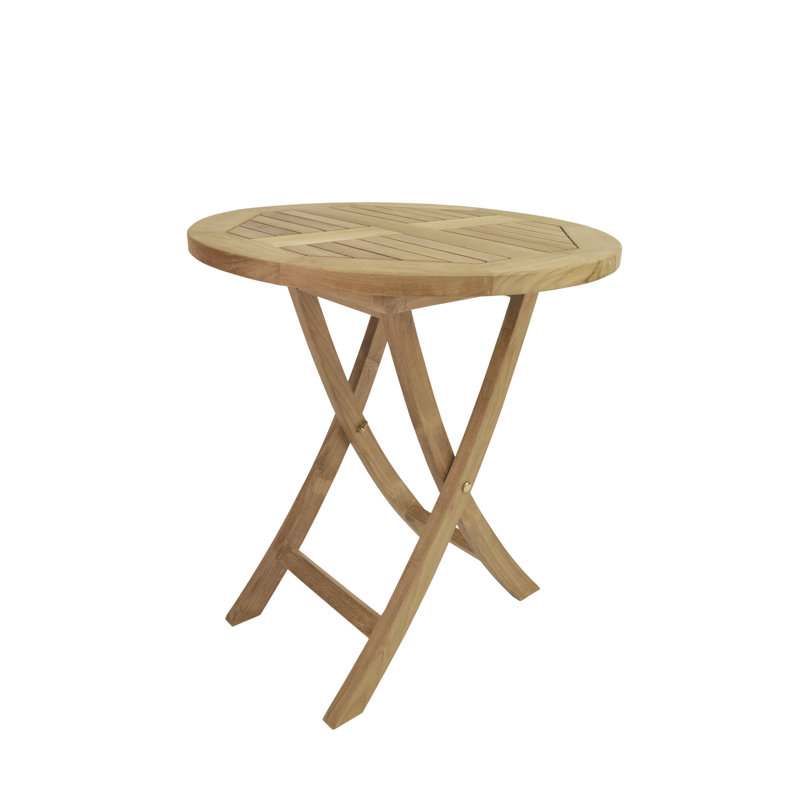 Bahama Outdoor Round Teak Bistro Table