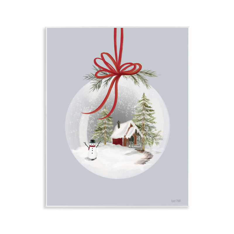 «Cottage Scène Snowglobe» par House Fenway