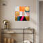 Art géométrique abstrait sur toile, chiffres géométriques en 2 dimensions par Art Remedy-104337725-104337729