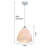 Jahmai 1 - Light White Cone Pendant