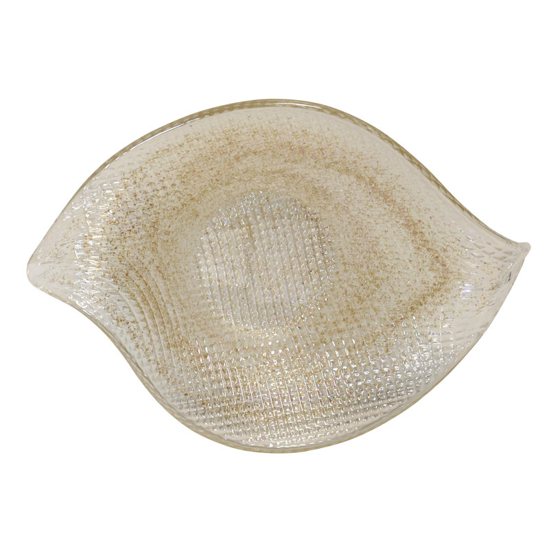 Centre de table Circce - or transparent, H 3 po x l 15,6 po x P 10 po