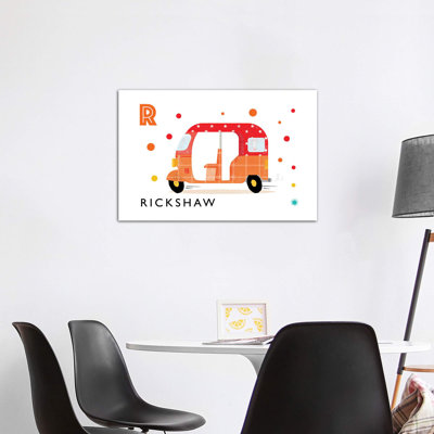 R Is for Rickshaw - imprimé