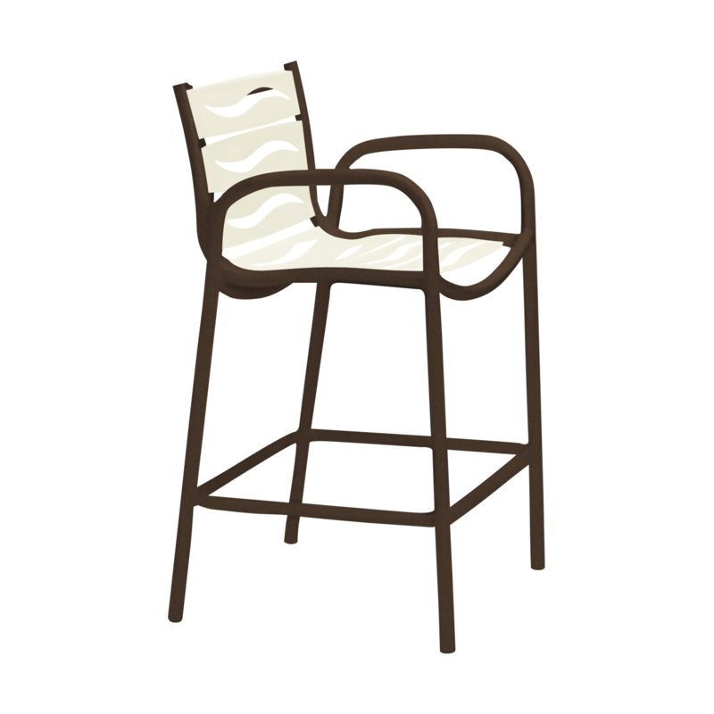 Tabouret de bar 28 po Millennia EZ Span ™, Neige, Greco