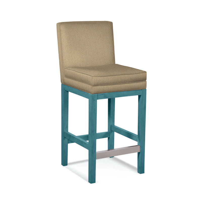Upholstered Stool, Elite Sand; 0321-74, Stone Hearth Finish