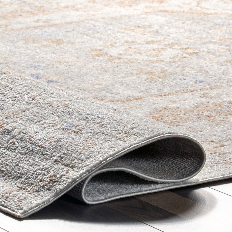 Oriental Area Rug, Oval 201 x 274cm
