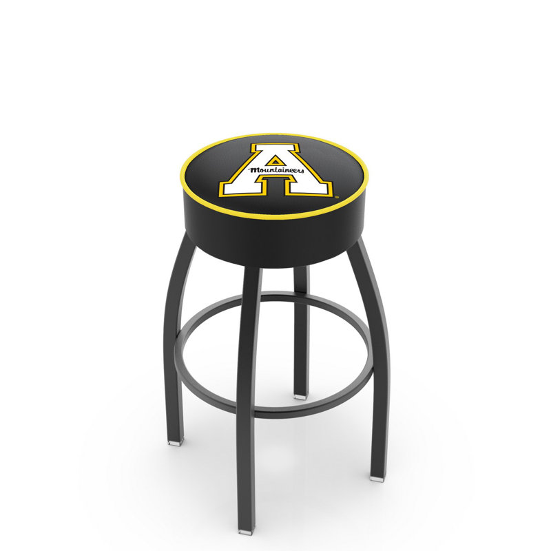 Tabouret de bar et de comptoir NCAA, Appalachian State, Noir, Tabouret de bar (assise de 30 po de hauteur)