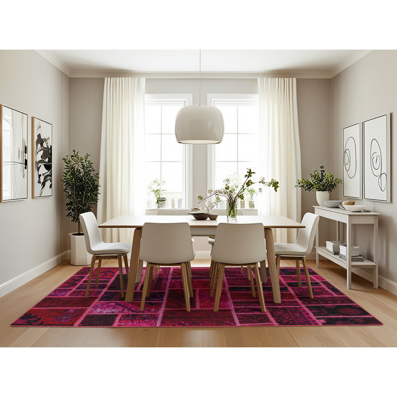 Abstract Indoor Rug, Rectangle 7' x 10'
