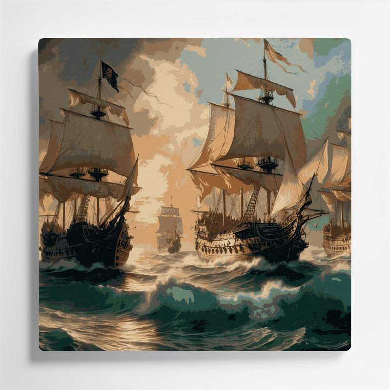 Art mural en métal nautique, H 12 po x l 12 po