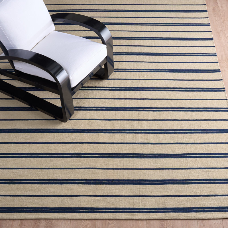 Ralph Lauren Sagaponeck Stripe Wool Striped Rug, Rectangle 10' x 14'