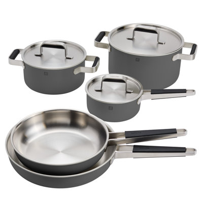ZWILLING Pure 8-Pc Stainless Steel Cookware Set