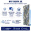 Panneaux muraux brillants en or bleu 4 pi x 9 pi UV Marble Falkirk Irvine III-122931715