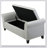 HAYES ARMED STORAGE BENCH