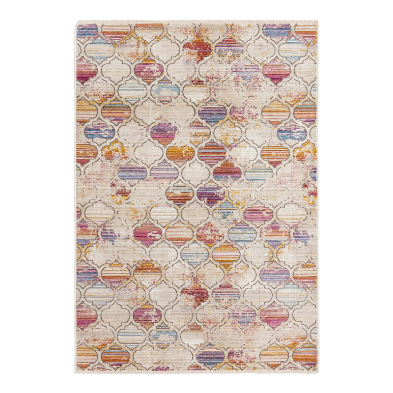 Kaye Damask Indoor Rug, Rectangle 4' x 5'10"