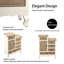 Armoire de rangement avec poignée rétro