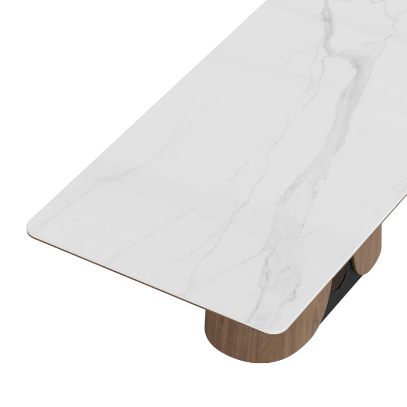 Table de salle à manger Sintered Stone, Doré