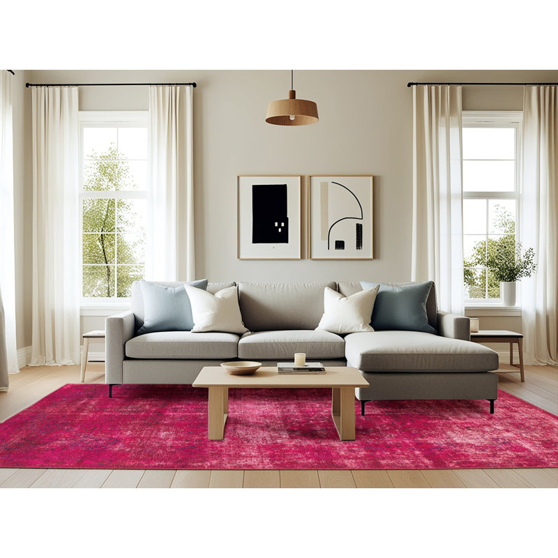 Abstract Indoor Rug, Rectangle 6' x 9'