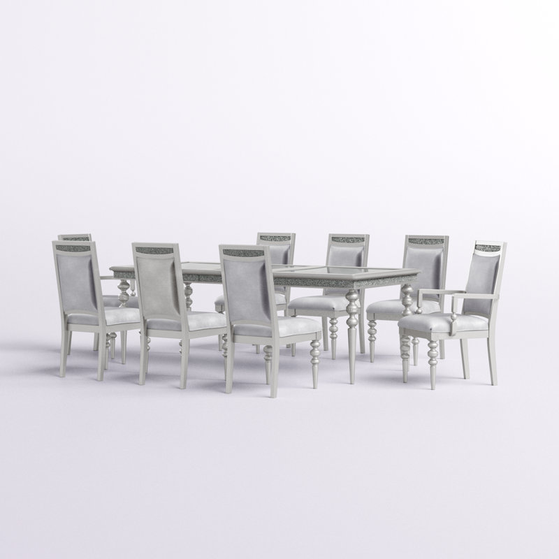 Otto 8 - Person Extendable Four Leg Dining Set