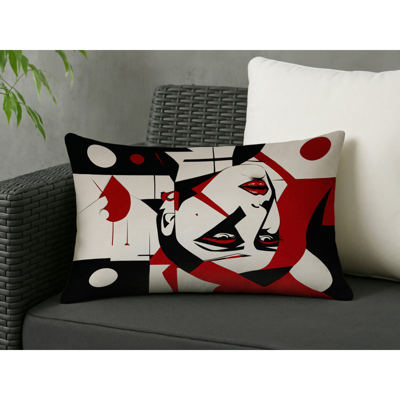 Wave Indoor And Outdoor Pillow, Rectangle 25"H x 18"W
