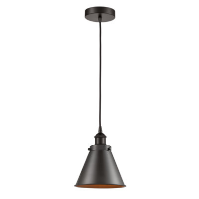 Luminaire suspendu conique à 1 lumière Donovan