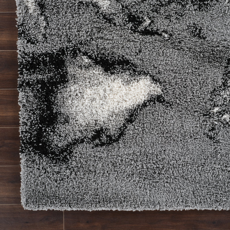 Aizlee Performance Abstract Indoor Rug, Rectangle 5' x 8'