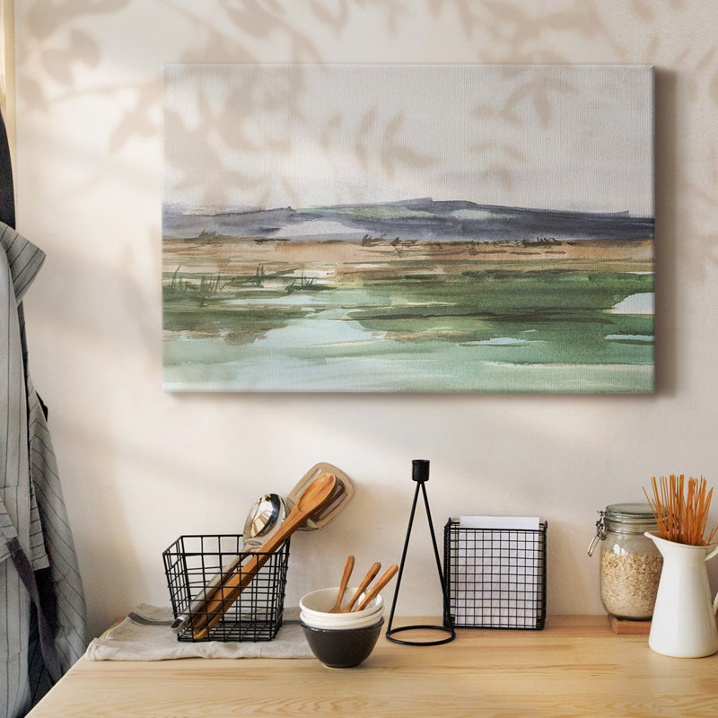 Toile tendue Serene Mountain View I-Gallery, H 40 po x l 60 po