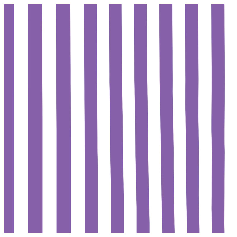 Purple Vertical Stripes Bath Mat, L 24 po x L 17 po