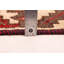 Tapis rouge Melis 4 pi 4 po x 7 pi 7 po