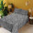Ambesonne Leopard Print Sheet Set Grey Wild Cat Spots Black and Grey-109349654