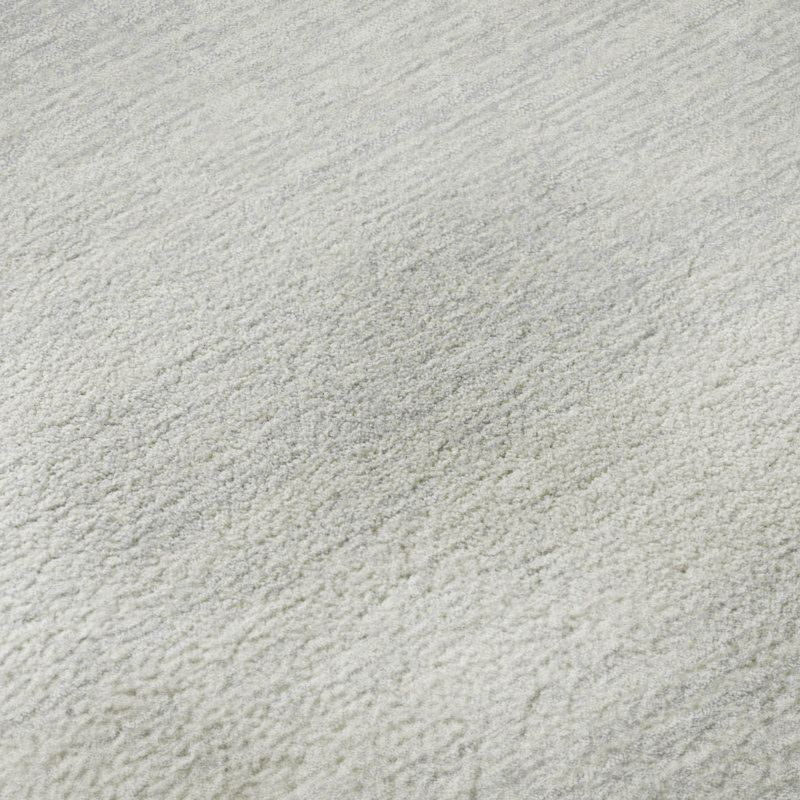 Tapis argenté de qualité supérieure lavable à la machine Prisco, Rectangulaire 8 pi x 10 pi