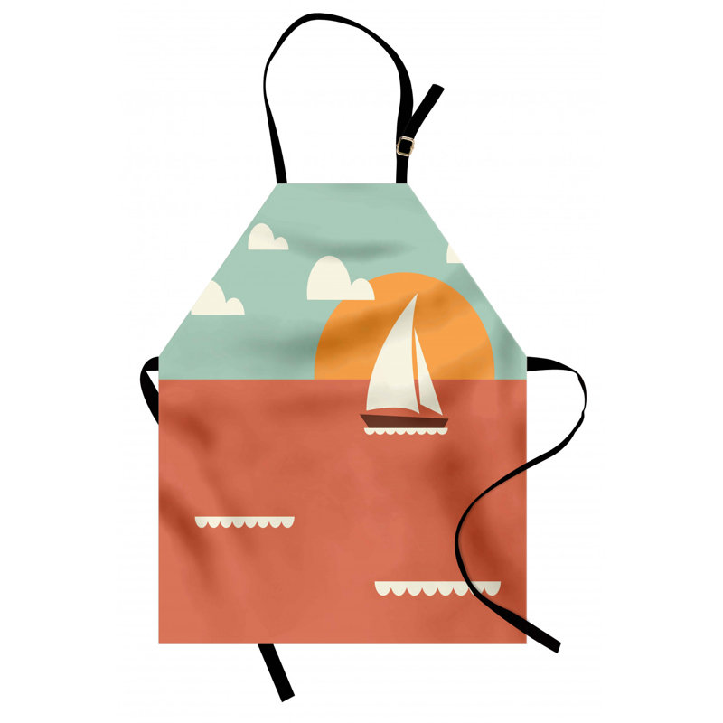 Tablier de plage graphique
