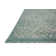 Pangle Geometric Hand Knotted Wool Aqua Rug