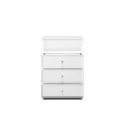 Poe 45cm W Bedside Table