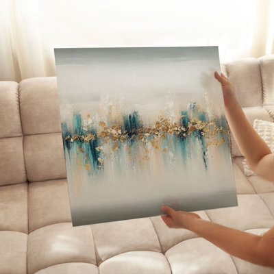 «Abstract Brush Strokes IV», reproduction d'art transitionnelle non encadrée