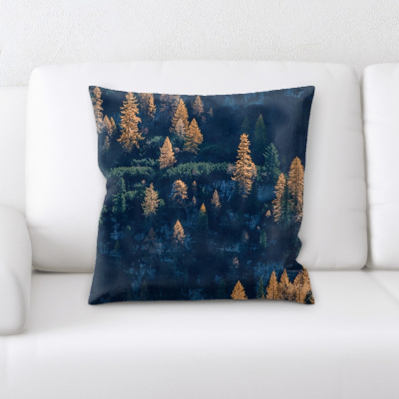Microsuede Reversible Throw Pillow