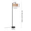 160cm Arched Floor Lamp