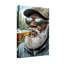 Homme à la mode buvant de la bière avec barbe et chapeau-302607933