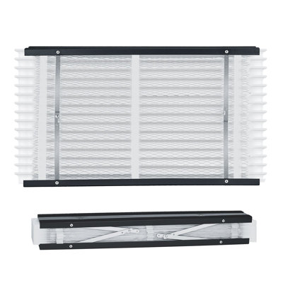 16 x 28 x 4 Furnace Filter, MERV 11 HVAC Ac Filters,12-Month Electrostatic Pleated Air Conditioner Filters, 2-Pack (Actual Size: 16.34 x 27.76 x 3.98 Inch) for Capturing Dust, Smog, Pet Dander
