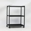 3-tier Utility Cart With Wheels Outdoor Rolling Metal Storage Organizer-100005651