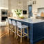 Serienna Blue & White Rattan Low Back Counter Stool-1653777369-1653777373