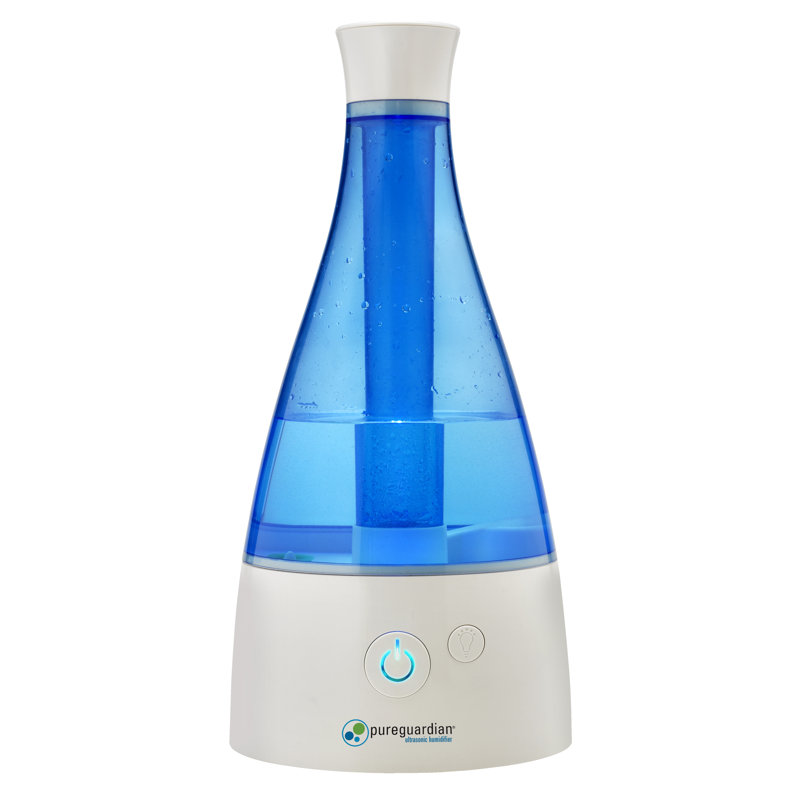 Guardian Technologies PureGuardian 0.5 Gallons Cool Mist Ultrasonic Tower Humidifier for 350 Cubic Feet