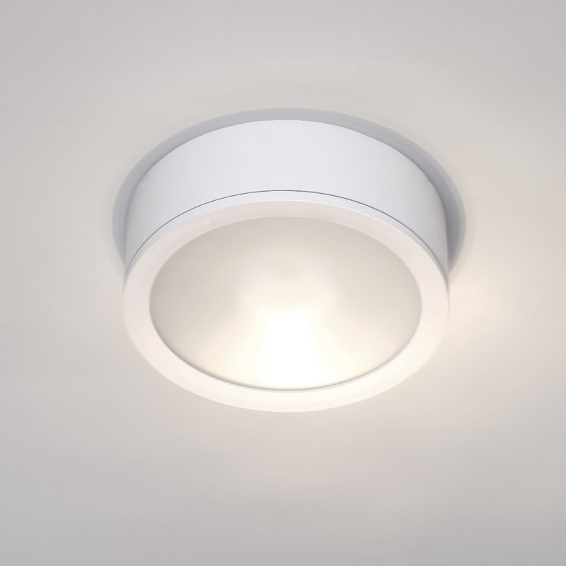 Tube 1 - Light Flush Mount, White