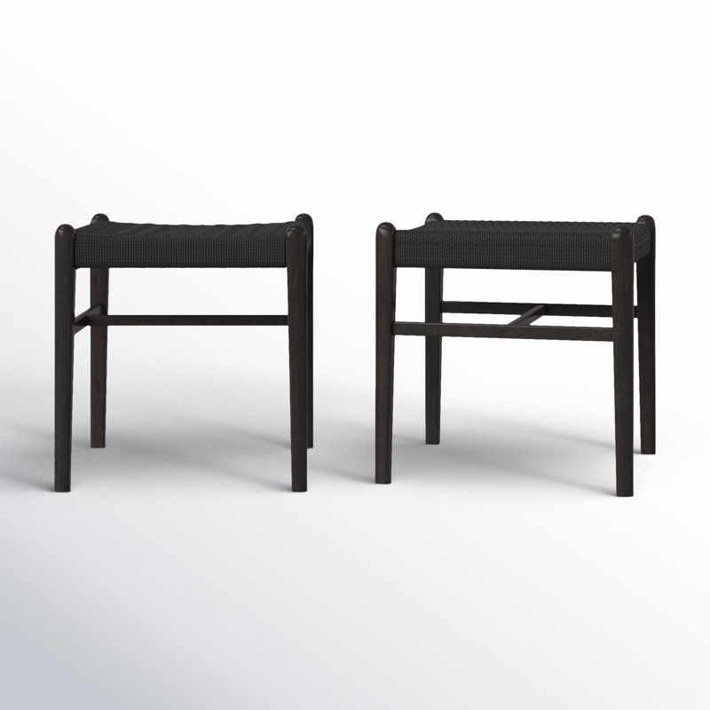 Tabouret d'appoint Piper, Noir