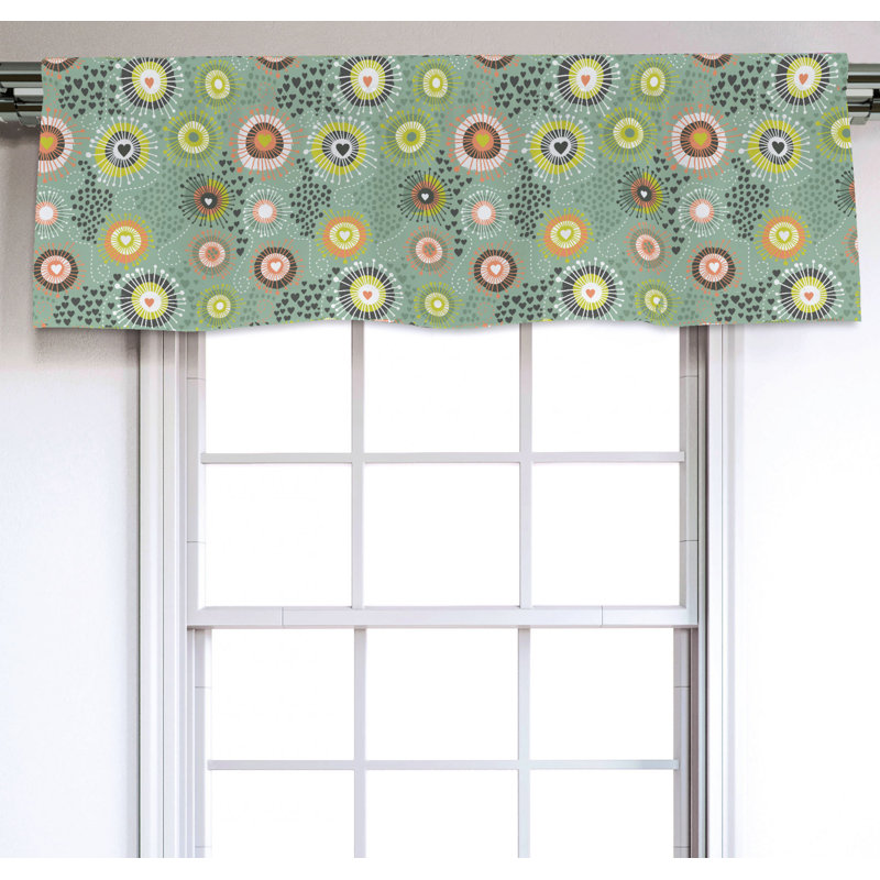 Sateen Ruffled Window Valance