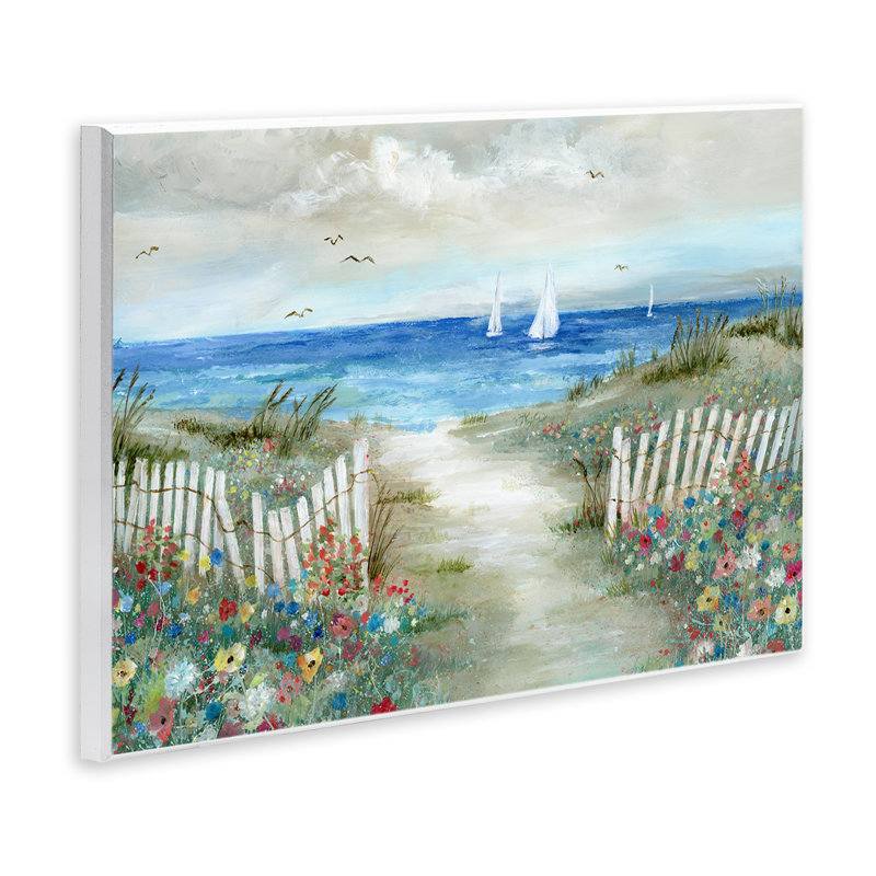 «Gorgeous Traditional Beach Scene» par Nan, H 13 po x l 19 po