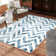 Danny Hand Tufted Wool Chevron Rug